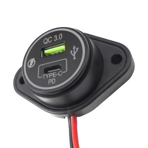 C-Type + QC3 USB CHARGER