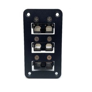 Tripple SQ Connector Panel