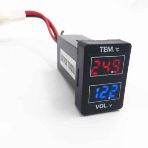 Voltmeter With Temperature Gauge – Revo