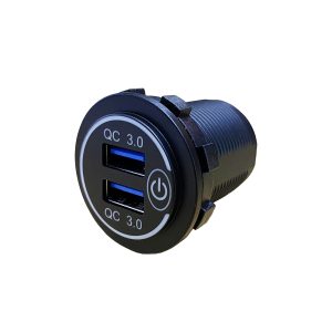Dual QC3 Charger Socket With On/Off Switch