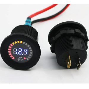 Battery Indicator With Volt Meter Socket
