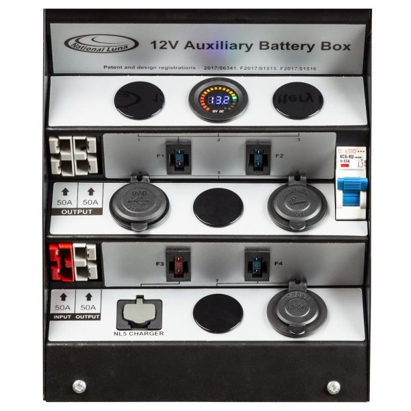 12V Auxiliary Battery Box Metal Housing Only