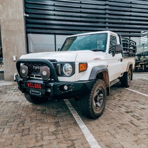 Land Cruiser 2024+ Alpha front bumper with nudge (Black)