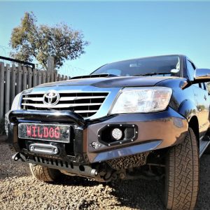 Front Replacement Bumper K9 (Vigo 2011-2015) Color matched with nudge