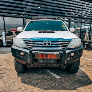 Front Replacement Bumper K9 (Fortuner 2011-2015) Black with nudge