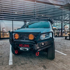 Front Replacement Bumper Hunter (KB6Facelift) Black with nudge