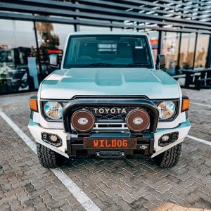 Land Cruiser 2024+ Alpha front bumper with nudge (Color matched)