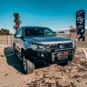 Front Replacement Bumper (Amarok) Black with nudge