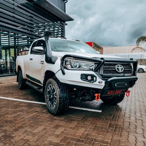Hunter Type Front Bumper (Hilux Rocco/Dakar) Color matched with nudge