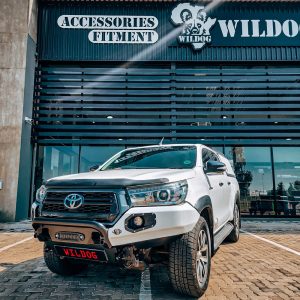 Front Replacement bumper K9 (Hilux Rocco/Dakar) Color matched with nudge