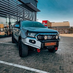 Front Replacement Bumper K9 (Ford Facelift) Color matched with nudge