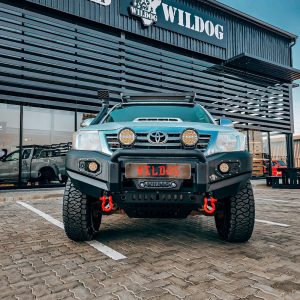 Front Replacement Bumper K9 (Vigo 2011-2015) Black with nudge