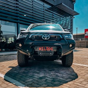 Front Bumper (Hilux Legend 2021+) Black with nudge