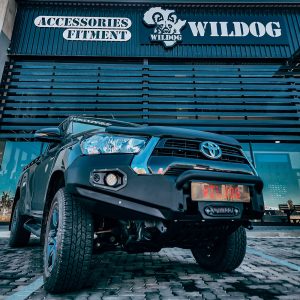 K9 Front Bumper (Hilux Raider 2021+) Black with nudge