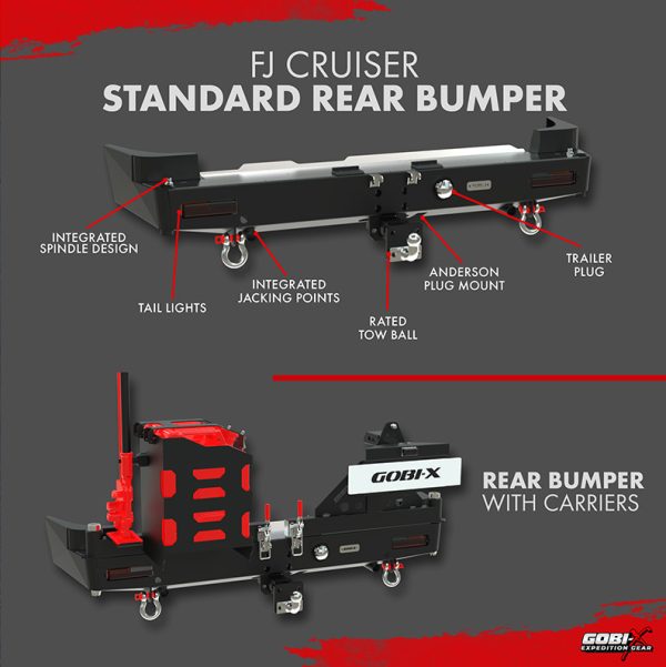 FJ Cruiser Standard Rear Bumper