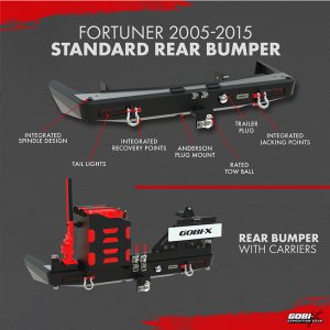 Fortuner 2005-2015 Standard Rear Bumper