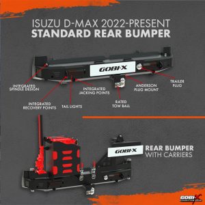 Isuzu D-Max 2022-Present Standard Rear Bumper