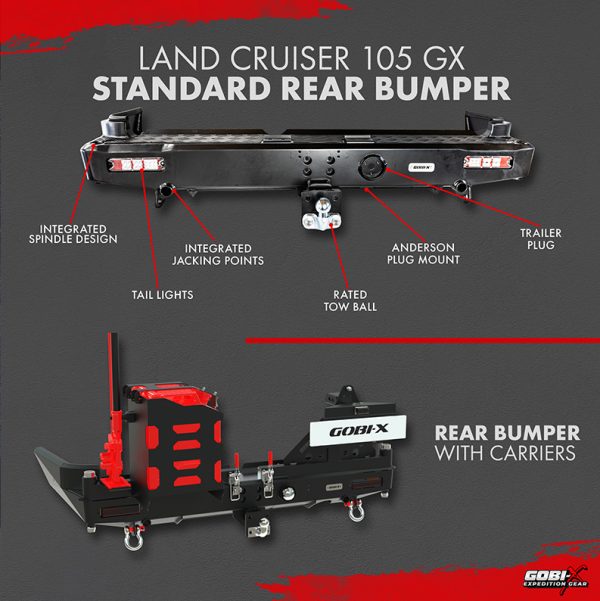 Land Cruiser 105 GX Standard Rear Bumper