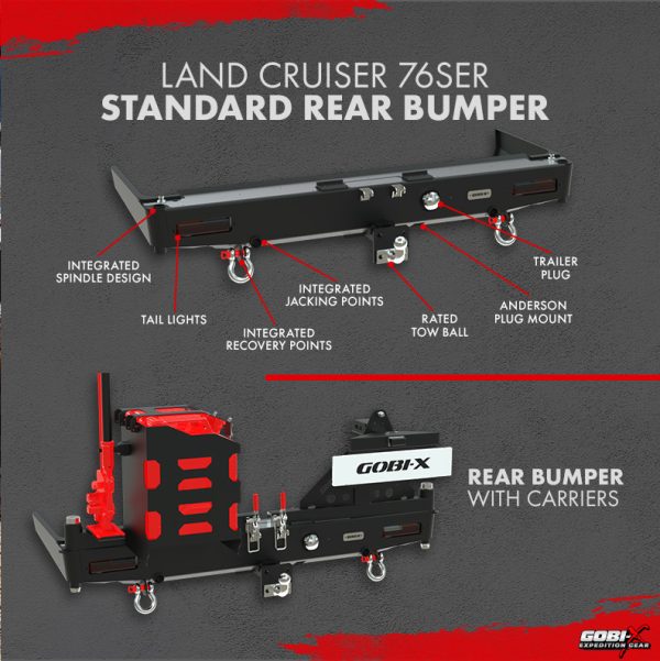Toyota Land Cruiser 76SER Standard Rear Bumper