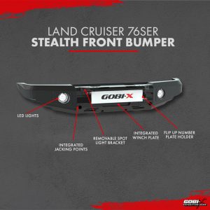 Toyota Land Cruiser 76SER Stealth Front Bumper