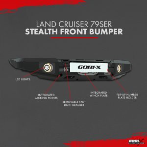 Land Cruiser 79SER Stealth Front Bumper