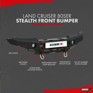 Land Cruiser 80SER Stealth Front Bumper