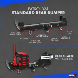 Nissan Patrol Y61 Standard Rear Bumper