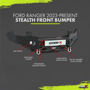 Ford Ranger 2023-Present Stealth Front Bumper