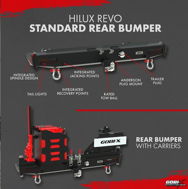 Hilux Revo Stadard Rear Bumper