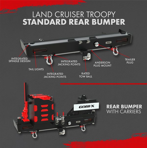 Land Cruiser Troopy Standard Rear Bumper